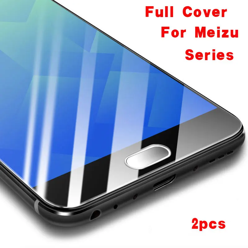 2 шт. полное покрытие закаленное стекло для Meizu M5S M3S mini M5 Note M3 M3E Pro 6 MX6 U10 U20 E2