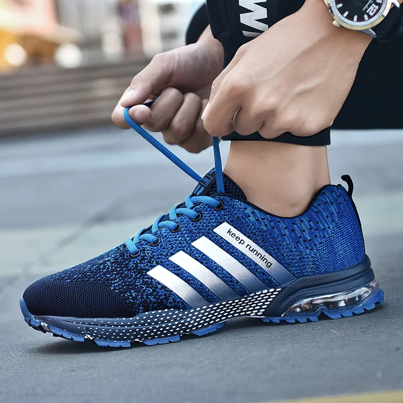 2019 Air Cushion Breathable Shoes For Men Music Rhythm Upgraded Soft Deodorant Insole Outdoor Walking Male Footwear | Обувь