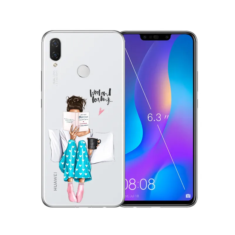Мягкий силиконовый чехол из ТПУ для Huawei P8/9/10/20 Lite Plus|Бамперы| |