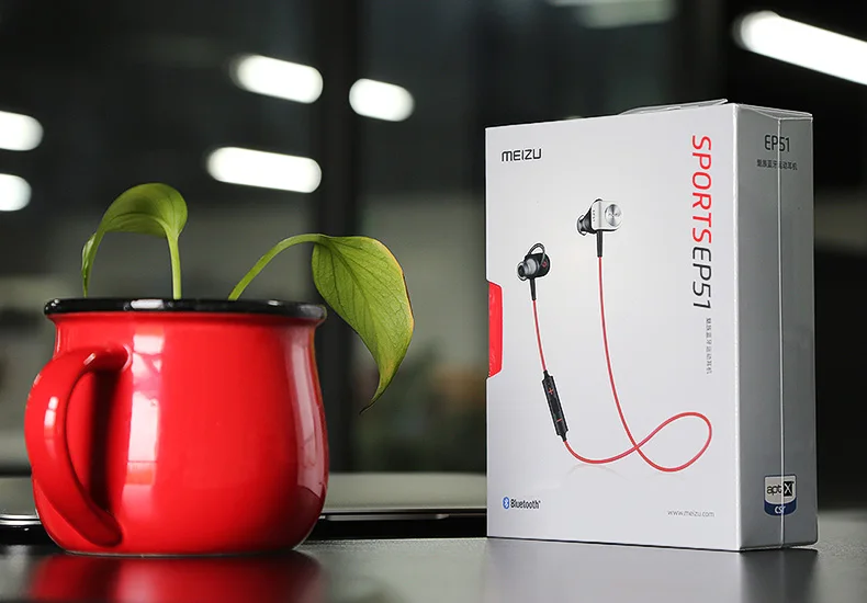 Оригинальный Meizu EP51 Bluetooth HiFi спортивные наушники Встроенный микрофон на шнуре