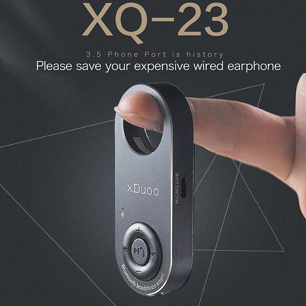 XDuoo XQ-23 Bluetooth усилитель для наушников Высокая производительность Портативный WM8955 ЦАП мощности кабель изменение для телефона