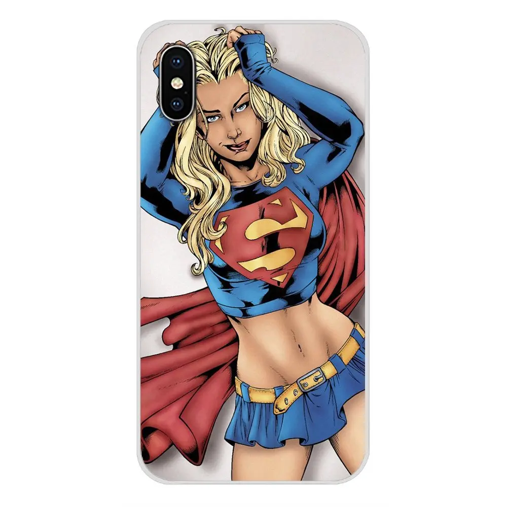 Прозрачный мягкий чехол для Samsung Galaxy S3 S4 S5 Mini S6 S7 Edge S8 S9 S10 Lite Plus Note 4 5 8 9 Live Love Supergirl с