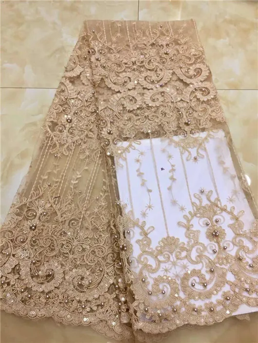 Жёлтая африканская кружевная ткань aso oke головной убор с бусинами тканевые