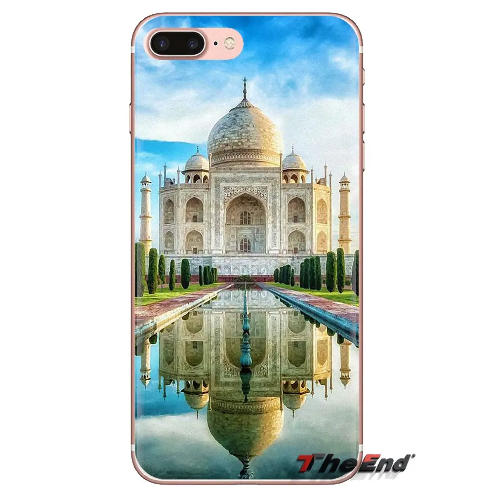 Мягкое покрытие кожи элегантный Тадж-Махал индийский пейзаж для Xiaomi Mi3 Samsung A10 A30 A40