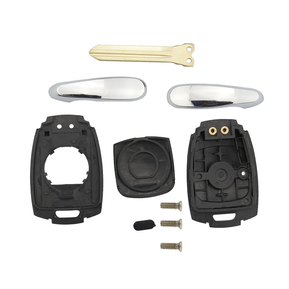 OkeyTech 2 кнопки Замена дистанционного ключа чехол Брелок для SsangYong Actyon Kyron Rexton Korando с