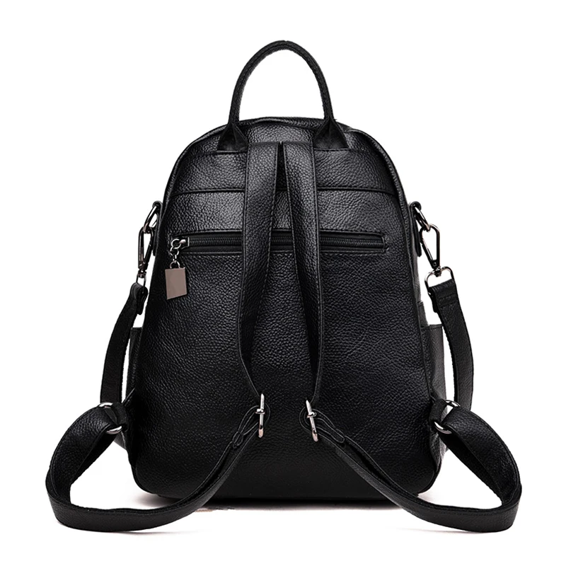 Новый женский рюкзак mochila feminina повседневный многофункциональный кожаный женская