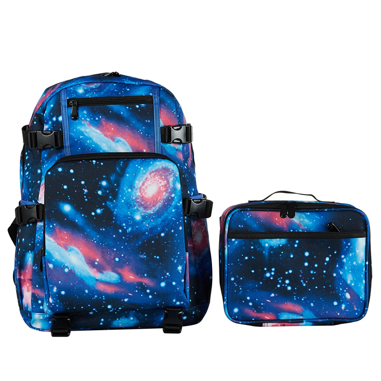 Школьный рюкзак для мальчиков и девочек Galaxy со съемным рюкзаком Ланч