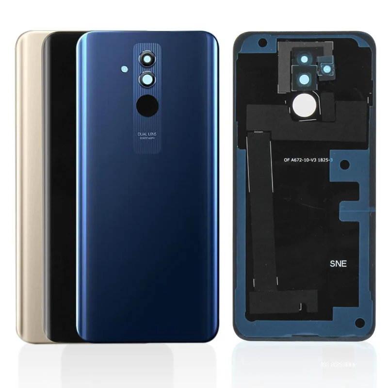 Оригинальный корпус аккумулятора для Huawei Mate 20 Lite стекло + камеры задняя крышка