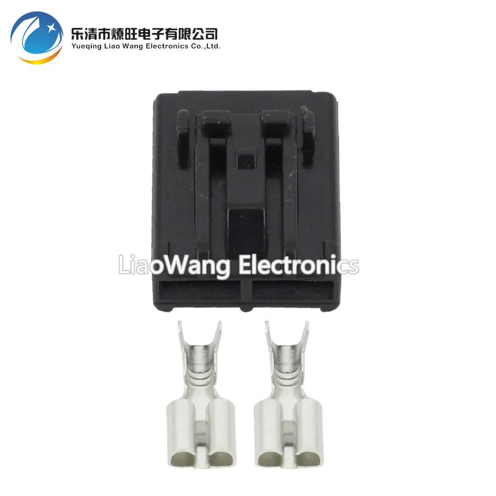 10 комплектов 2 pin 6.3A Разъем Автомобильный разъем с клеммой DJ70230 6.3 21 2P|plug connector|plug