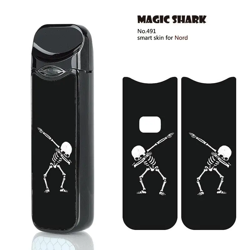 Чехол Magic Shark Bling с изображением скелета медведя наклейка для кожи Smok Nord пленка |
