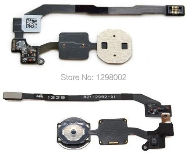 (5S505B100AM)(100Sets/Lot by AM)100% Top Quality Guarantee for iPhone 5S Home Buttons Black&amp White&ampGold&ampFlex Cables | Мобильные