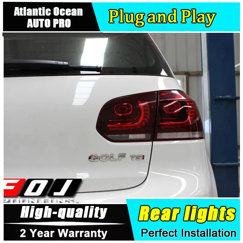 Для Гольф vw golf 6 led светильник s 2009 2013 R20 модель для гольф MK6 светодиодный задний
