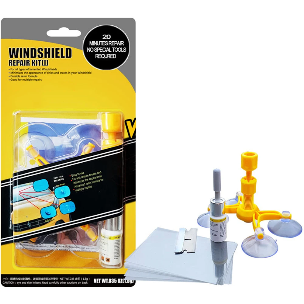 

2020 Useful Magic Repair Kit for Cracked Windscreen Windshield and Any Crannied Glass Product High Quality