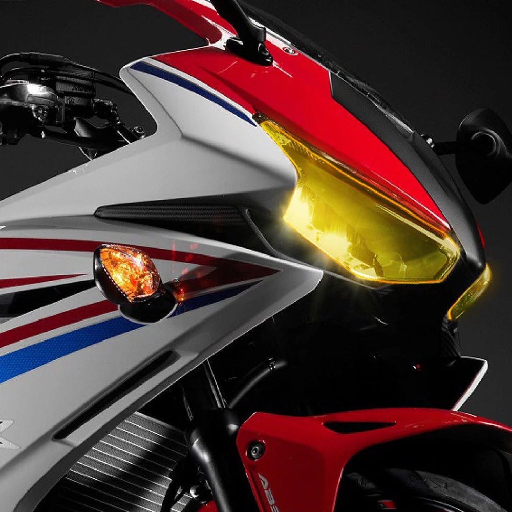 Защитная крышка для передней фары аксессуары акриловые линзы/Для Honda CBR500R 2016 cbr 500r