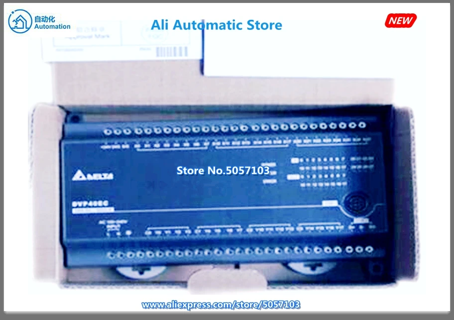 

DVP40EC00T3 40-точка хоста 24DI 16DO Силовые транзисторы NPN 24VDC 0.5A 4-канальный 20K Вход и Выход общая пропускная способность 80KRS-232 RS-485 Новый