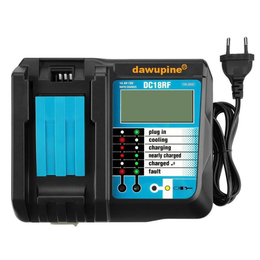 Зарядное устройство для литий-ионных аккумуляторов dawupine DC18RF 14 4 а зарядный ток USB
