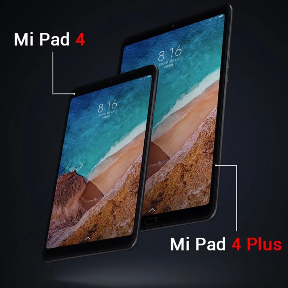 Планшеты Xiaomi MiPad 4 plus OTG 10 1 дюйма Восьмиядерный процессор Snapdragon 660 1920x1200 камера 13 МП