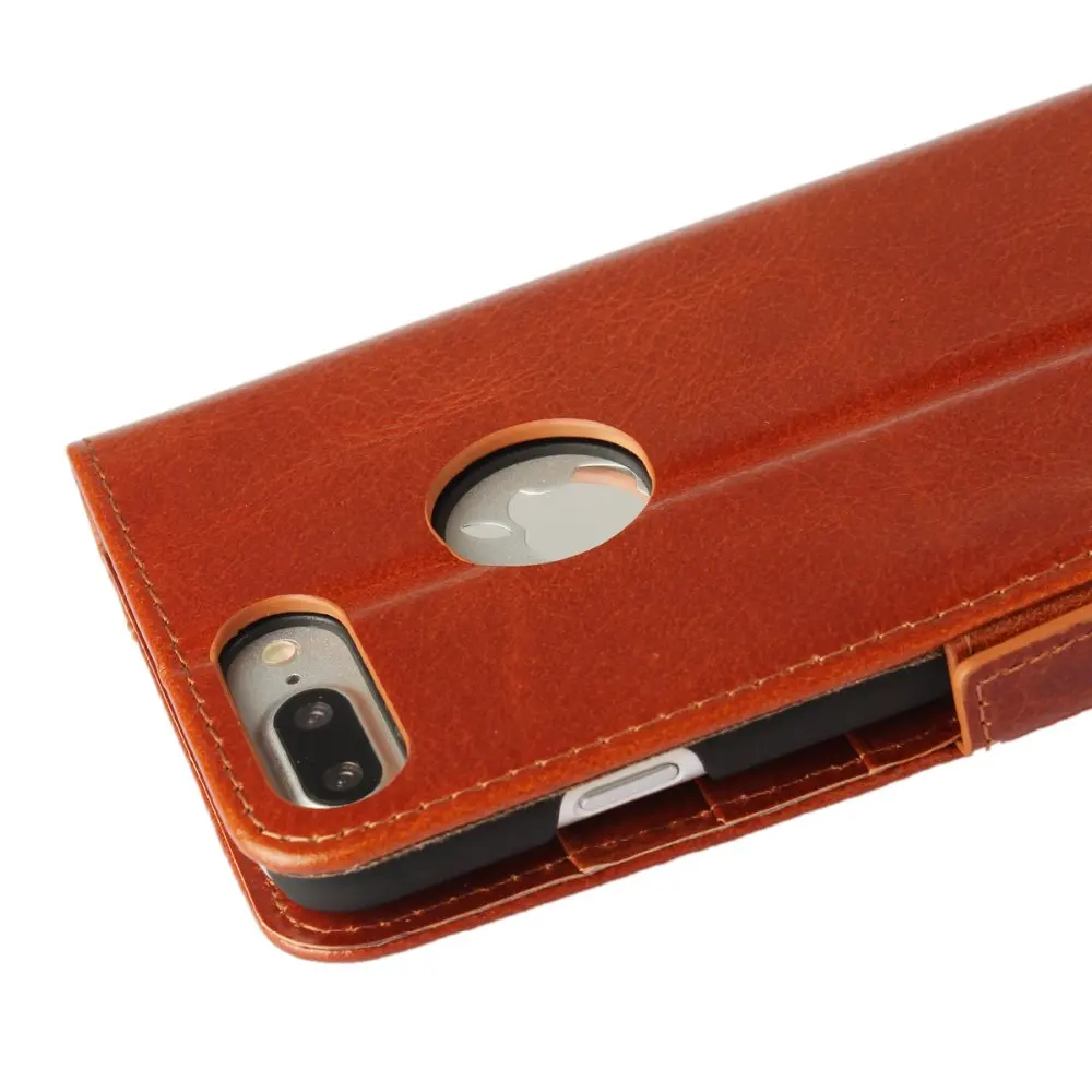 High quality leather wallet for apple iPhone 7 plus case new fashion flip button | Мобильные телефоны и аксессуары