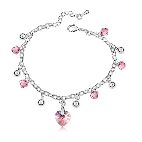 Новые кристаллы от Swarovski Браслеты кольцеобразные браслеты с брелоками для Для