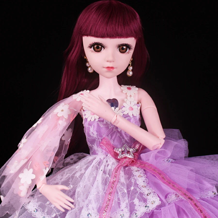 60 см BJD 18 суставов имитация смарт кукла принцесса говорящие игрушки девочка