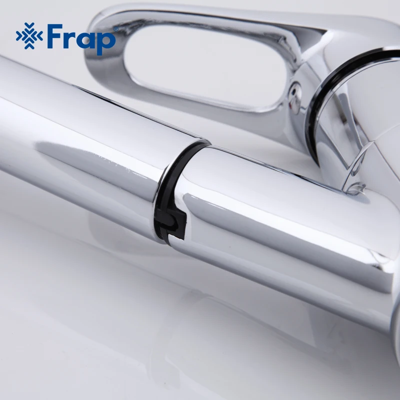 Кухонный Смеситель Frap F6013 современный растягивающийся кран для горячей и