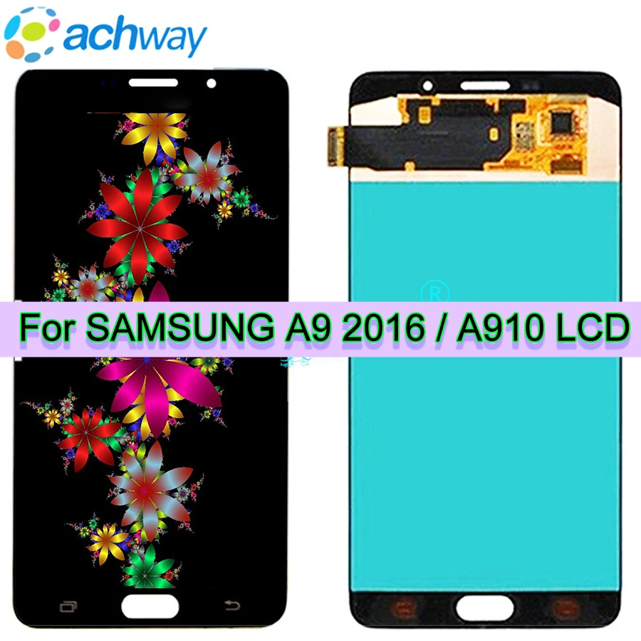 Для SAMSUNG GALAXY A9100 LCD A9 Pro 2016 A910F дисплей сенсорный экран дигитайзер сборка Замена для