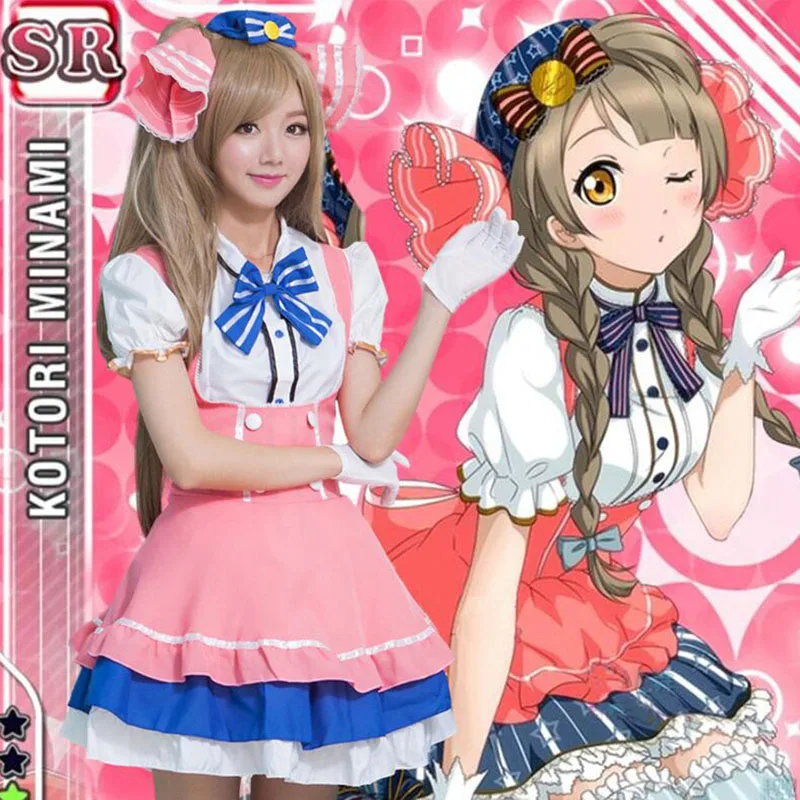 Аниме Love Live Костюм принцессы Tojo Umi Koroti Eli Nico Rin Honoka Платья для костюмированной