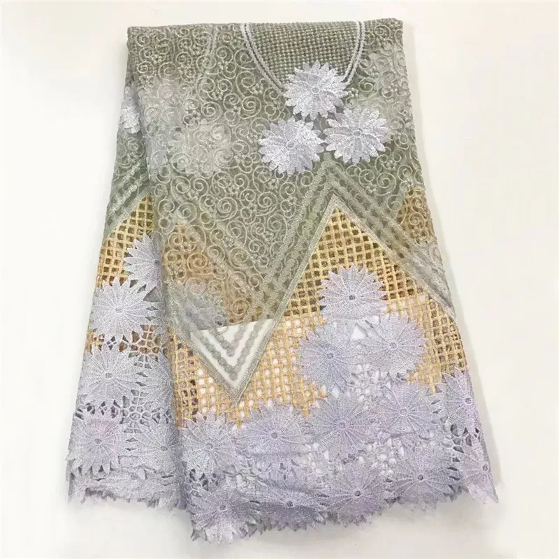 Африканский кружевной ткани 2017 высокое качество кружево вышивка Нигерии ws1561 |