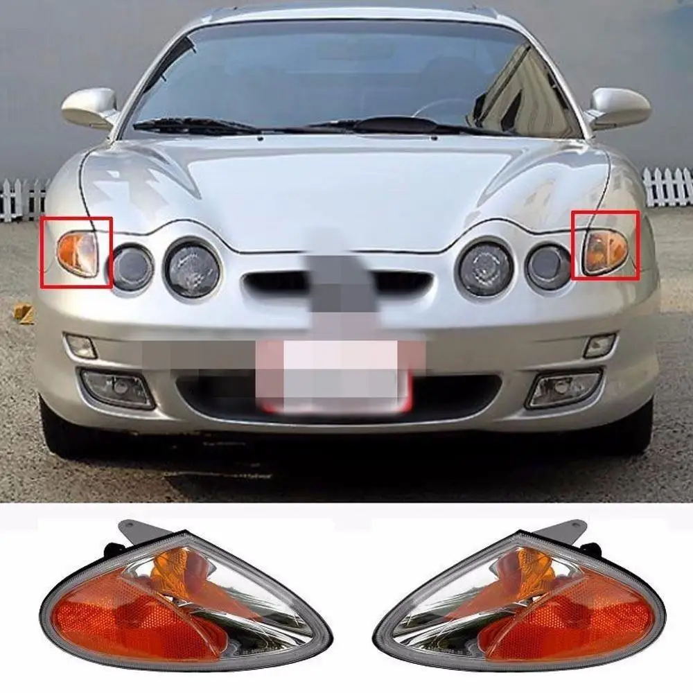 Передние поворотные сигнальные лампы желтый LH RH для hyundai Tiburon coupe 1999 2002 9230227550