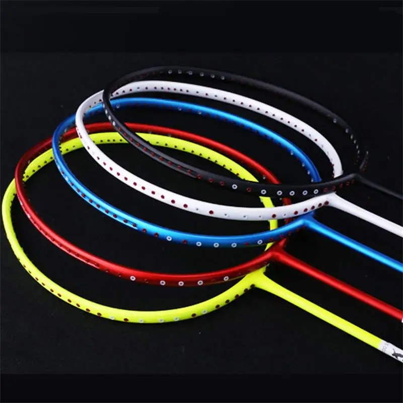 Ракетка для бадминтона из углеродного волокна 3/4/30 фунтов 5 цветов|training badminton