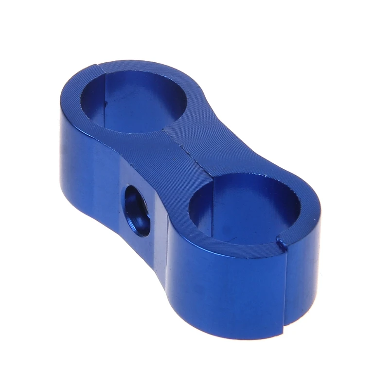 

Stepped Billet Dual AN6 6AN 13MM Braided Hose Separator Clamp Cable Fastener NEW