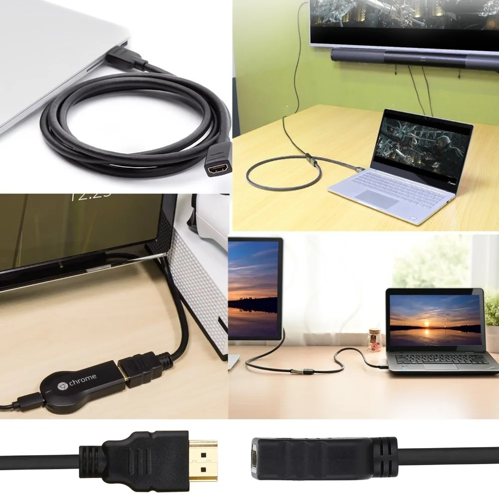 HDMI кабель-удлинитель 1080P 3D HDMI мужчин и женщин удлинитель для компьютера/HDTV/ноутбука/проектора в аудио-видео кабель 1 м 2 м 3 м