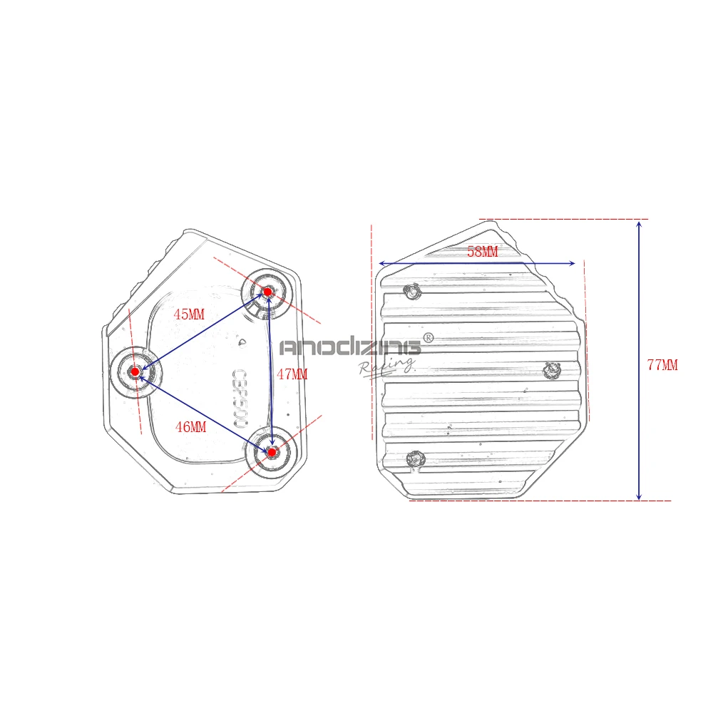 CNC алюминиевая мотоциклетная боковая подставка для увеличения пластины удлинитель подставки для HONDA NC700S/X/D INTEGRA CBR500R CB500F/X