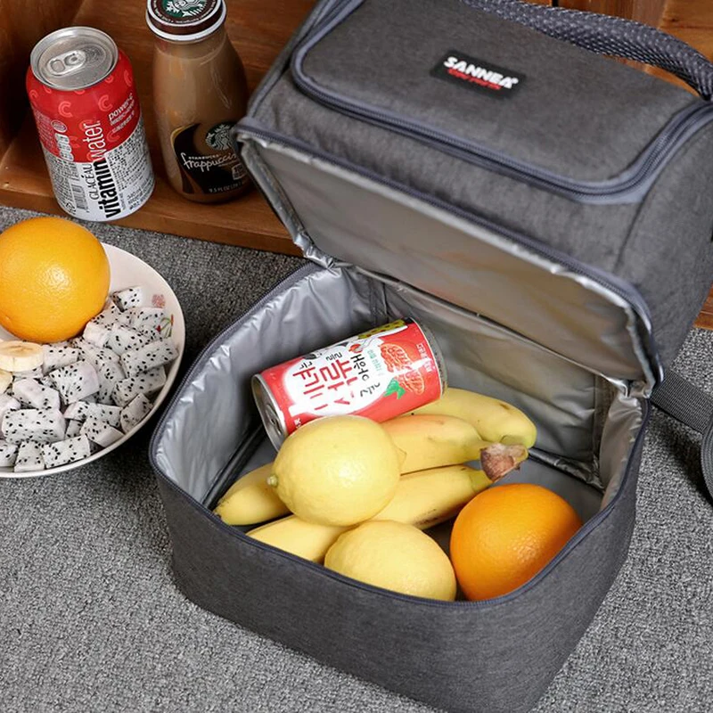 САННЕН 7L Обед Сумки Тепловой Портативный Изоляцией Питание Пикник Нейлон