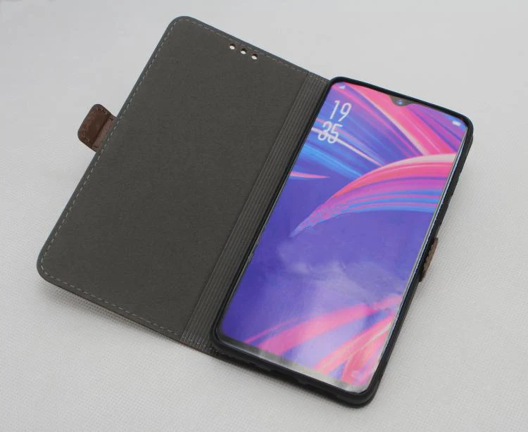 Оригинальный чехол для Xiaomi Redmi Note 7 pro с откидной крышкой кожаный мягкий ТПУ задней