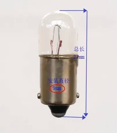 Сигнальная лампа B9 приборная машина 24V1.5W2W3W5W винт и байонетная розетка маленькая