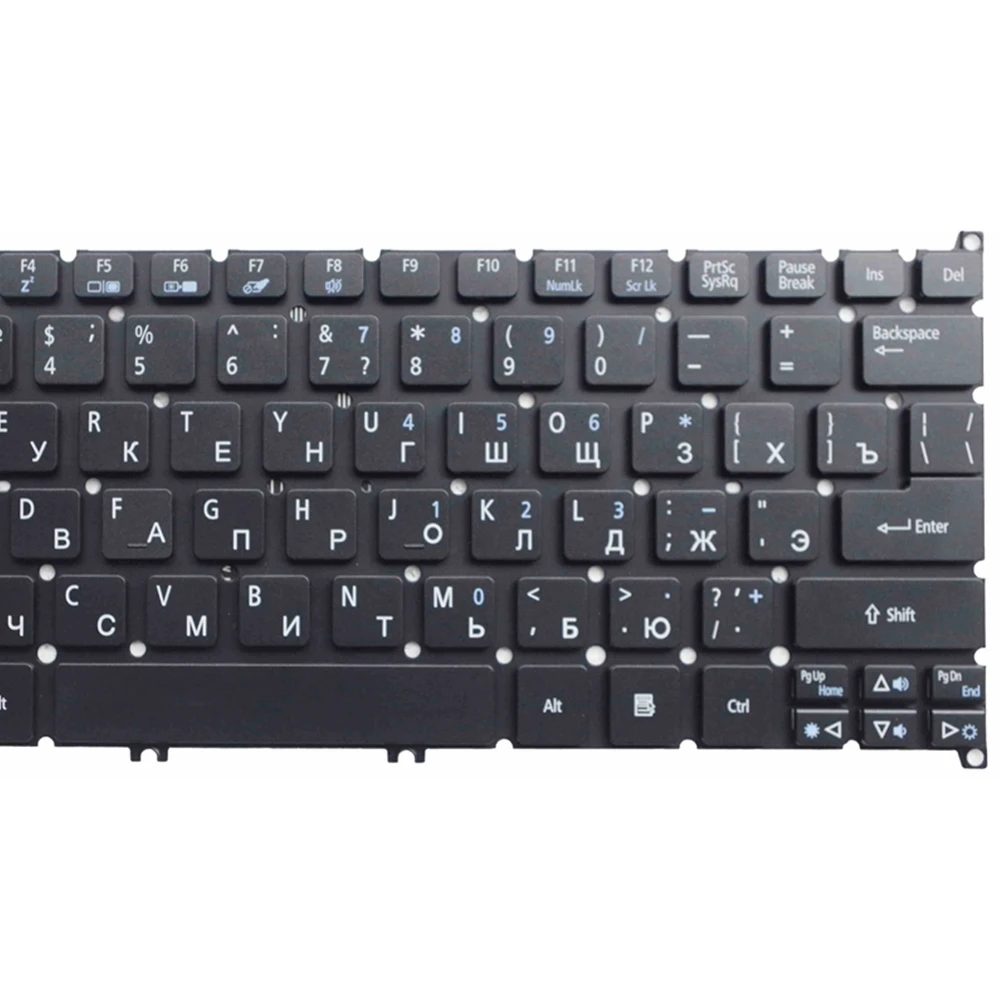 GZEELE Русская клавиатура для ноутбука Acer Aspire V5 V5-123 V5-131 One AO725 AO756 RU черный ноутбук без