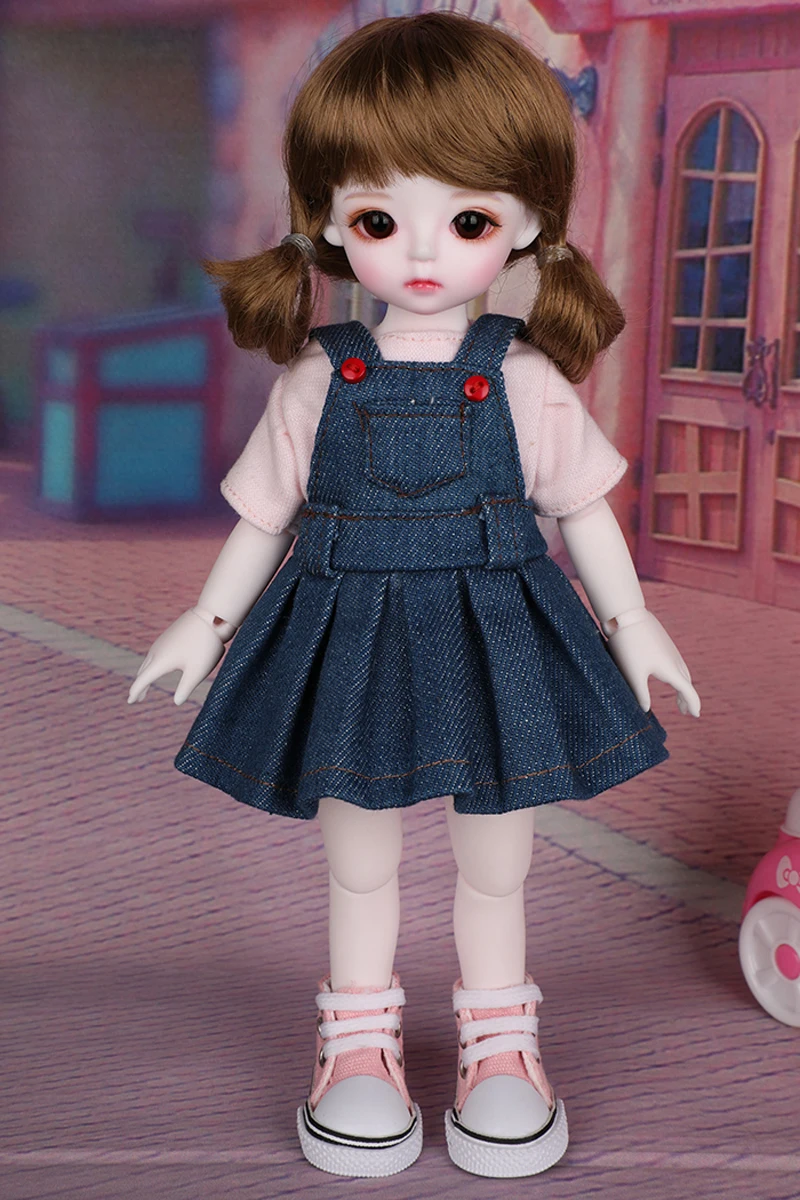 Полный комплект Новое поступление 1/6 BJD кукла BJD/SD крем шарнирная милая из смолы с
