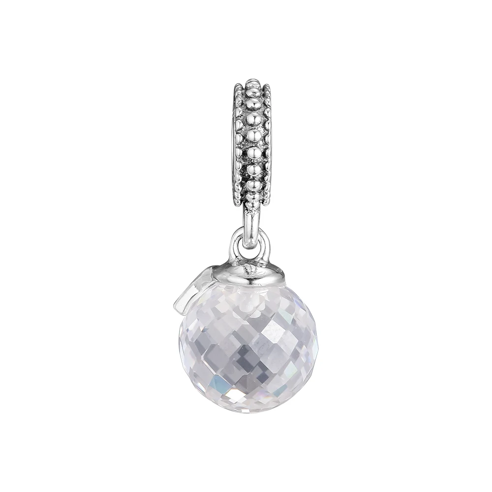 CKK Beads Charms Moon &amp Star Clear CZ Silver 925 Original Fits Pandora Bracelet Sterling Jewelry Making Charm Bead | Украшения и