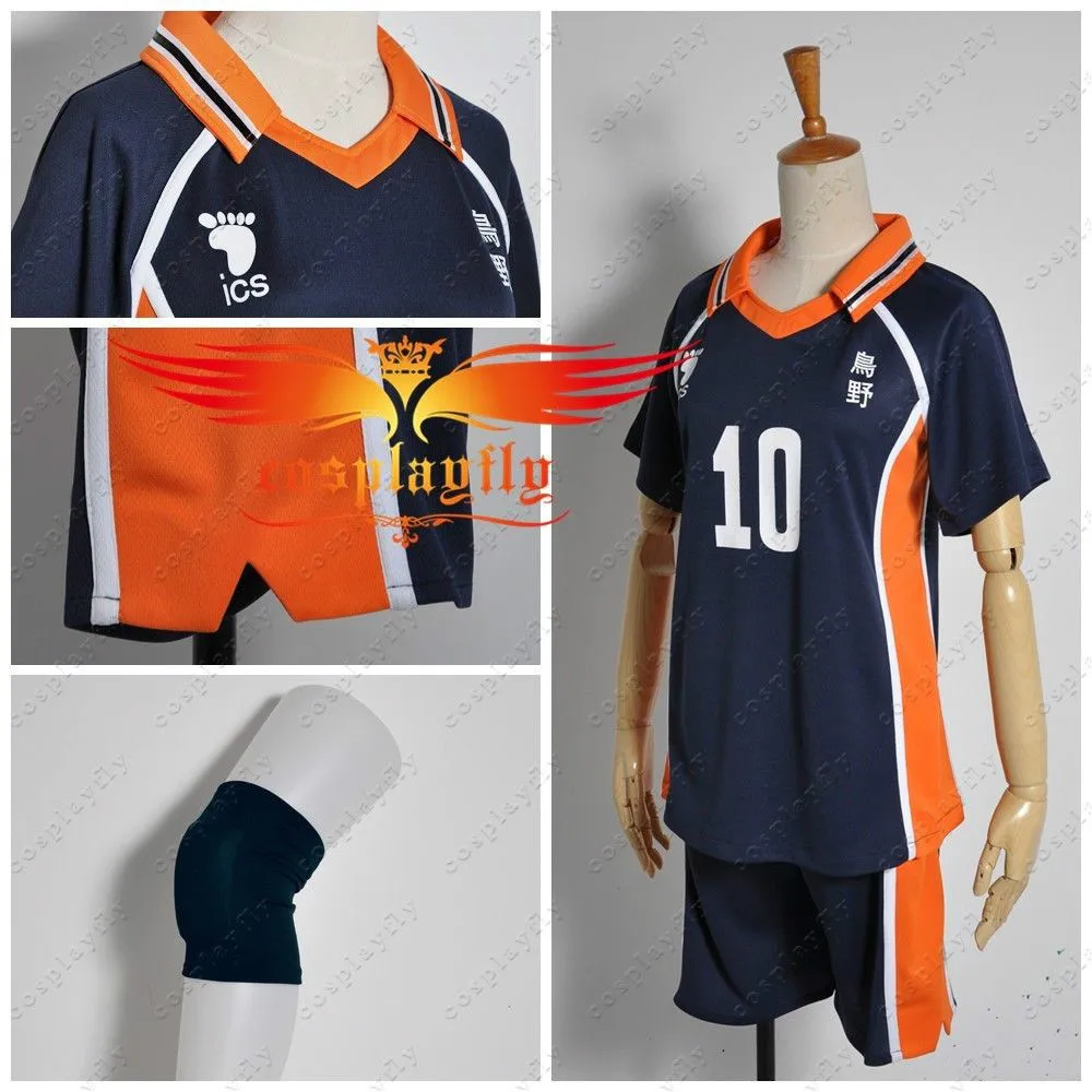 Аниме Haikyu Karasuno High School Shoyo Hinata No 10 Косплей Костюм на заказ для женщин и взрослых