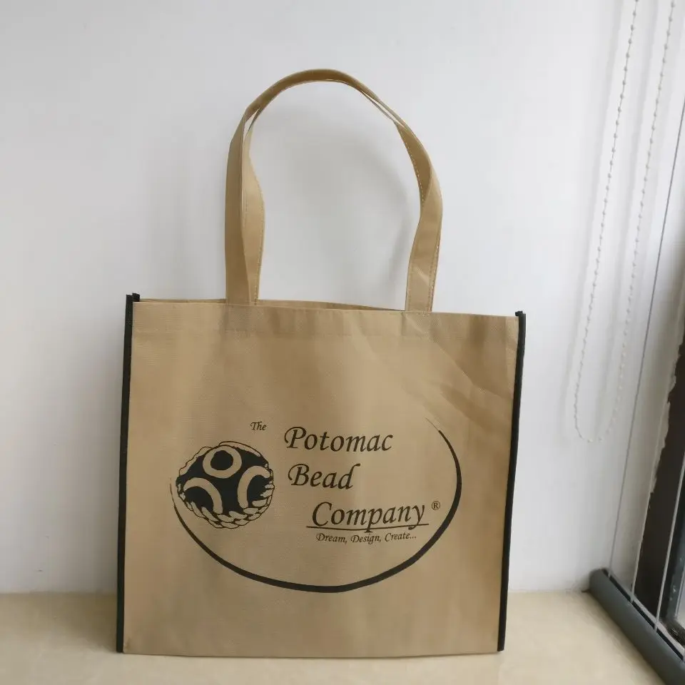 500 шт./лот рекламные сумки для покупок индивидуальная печать Вашего логотипа