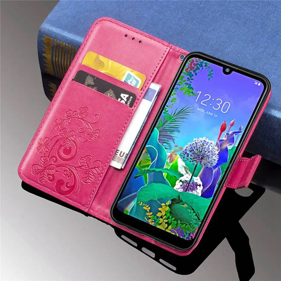Q60 Флип Бумажник чехол для LG Q60 чехол Q 60 чехол для телефона из искусственной кожи для LG Q60 q 60 3D крышка тиснения Fundas Capa