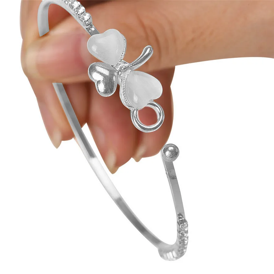 Женский Браслет манжета с кристаллами 10 #10810042510 Лучшая цена|bangle jewelry|bracelet fashionfashion