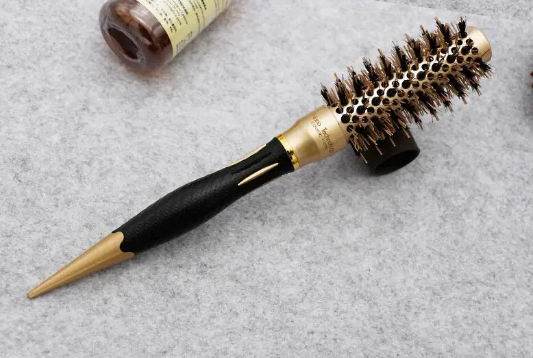 

4 Size Hairstyling Drying Curling Tool Ceramic Iron Hair Brush Anti-static High Temperature Resistant Round Barrel Comb