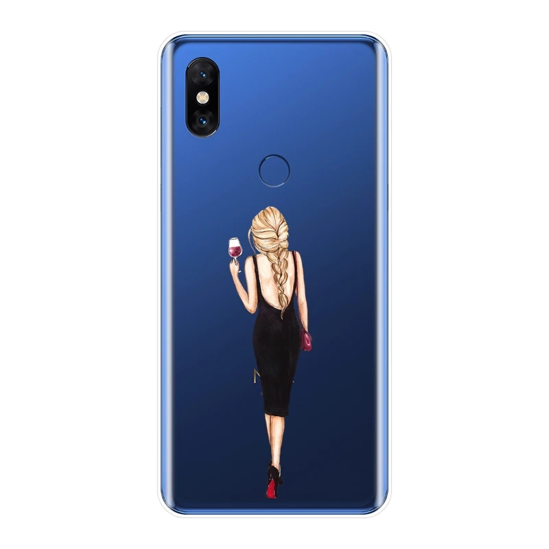 Чехол для телефона Xiaomi Mi Max Note 1 2 3 силиконовый черный чехол девушек путешествий