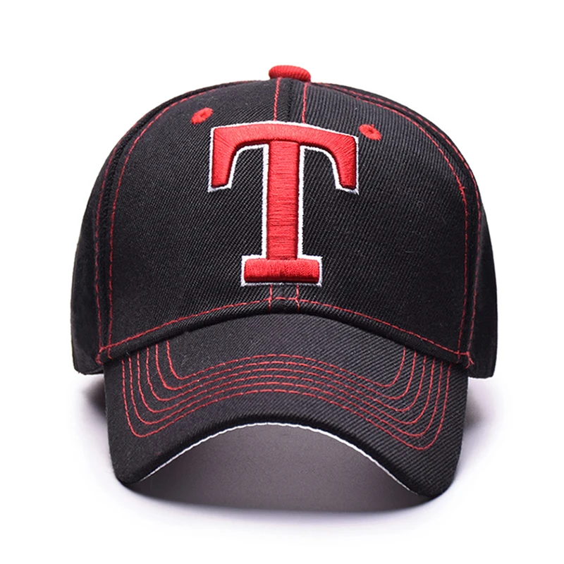 SMANGET T Letter Embroidery Baseball Cap Racing Hats Men Women Gorras Unisex Snapback Outdoor Vogue Sports Hat Dad Caps |