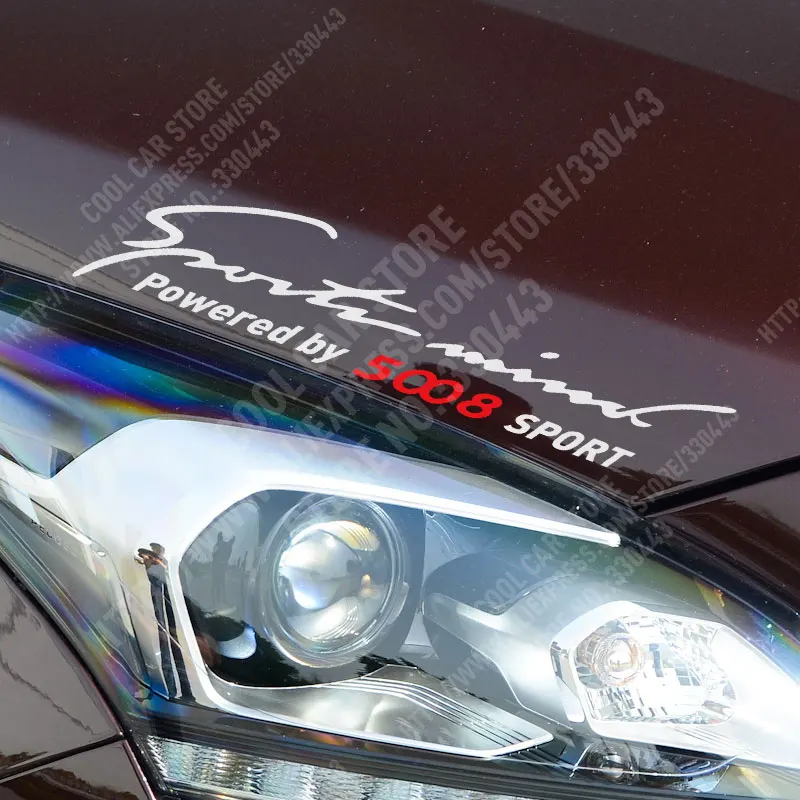 

2 шт., автомобильные наклейки для peugeot 5008