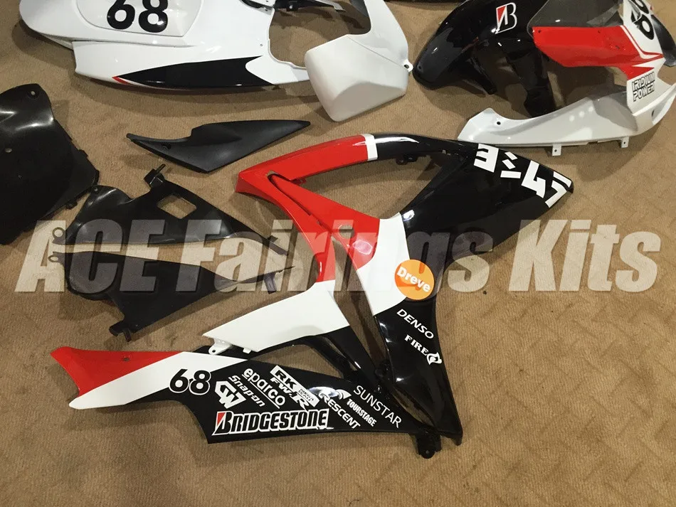 Новый ABS Обтекатели комплект подходит для SUZUKI GSXR600 GSXR750 06 07 R600 R750 K6 GSXR 600 750 2006 2007 на