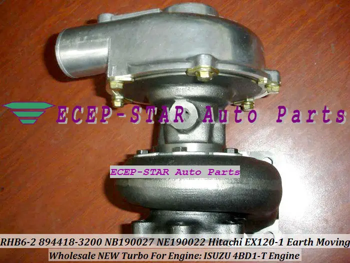RHB6 894418-3200 NB190027 NE190022 CI38 CI53 Turbo Turbocharger For HITACHI EX120 EX120-1 Excavator ISUZU 4BD1 4BD1-T Engine | Автомобили