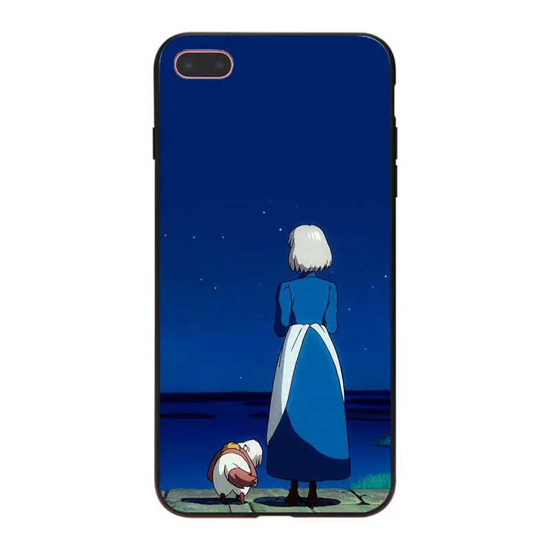 MaiYaCa аниме Howl's Howls Moving Castle милый чехол для телефона аксессуары iPhone 8 7 6 6S Plus X 10 5 5S